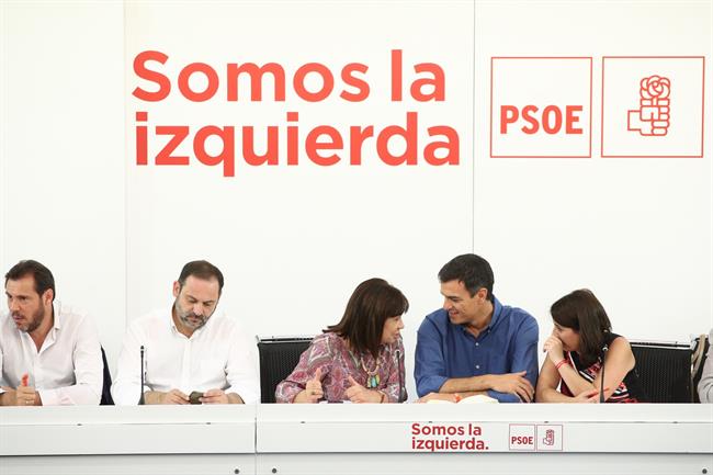Pedro Sánchez preside la reunión de la nueva Ejecutiva Federal del PSOE | EUROPA PRESS ep pedro sanchez presidereunionla nueva ejecutiva federalpsoe