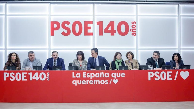 ep reunion de la ejecutiva federal del psoe presidida por su secretario general pedro sanchez