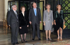 ep reyes emeritos juan carlossofia entregan medalla echegaray