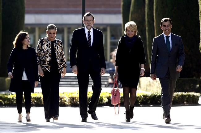 ep soraya saenz santamaria cifuentes rajoy aguirrefernando martinez maillo