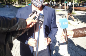 ep sordo en declaracioens a los periodistas antes del homenaje a santiago bengoa