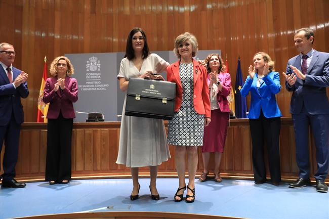 Toma de posesión del cargo de ministra de Sanidad de María Luisa Carcedo | Marta Fernández Jara - Europa Press ep tomaposesioncargoministrasanidadmaria luisa carcedo
