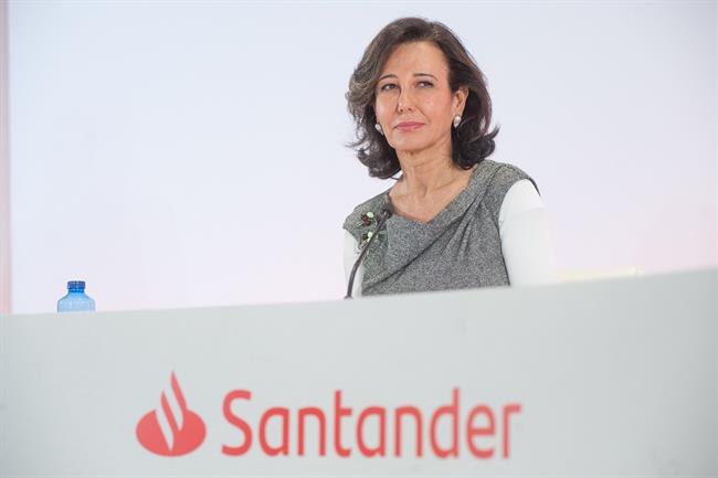 Ana Botín, durante la presentación de resultados de Santander de 2018 | BANCO SANTANDER ep ana botin durantepresentacionresultadossantander2018