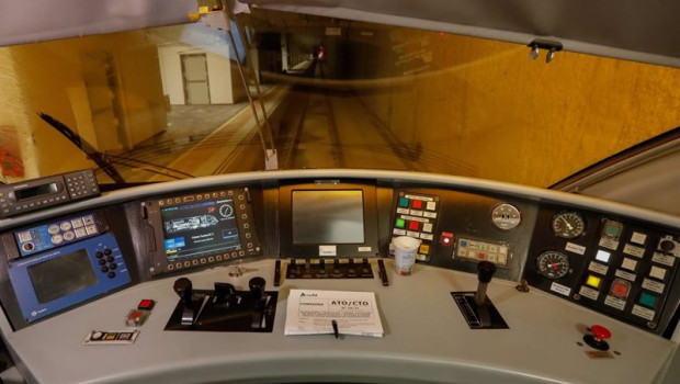 ep archivo   interior del tren laboratorio de adif a su llegada a la estacion de murcia del carmen a
