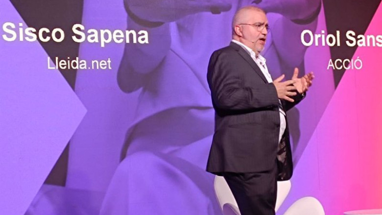 ep el ceo y fundador de lleidanet sisco sapena durante su intervencion en el 4yfn celebrado en el ep el ceo y fundador de lleidanet sisco sapena durante su intervencion en el 4yfn celebrado en el