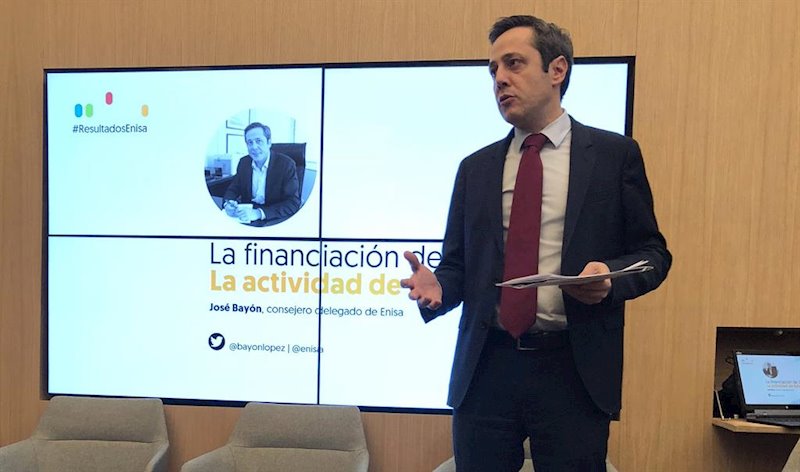 ep el consejero delegado de enisa jose bayon en la presentacion de resultados