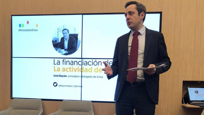 El consejero delegado de Enisa, José Bayón, en la presentación de resultados | ENISA - Archivo ep el consejero delegado de enisa jose bayon en la presentacion de resultados