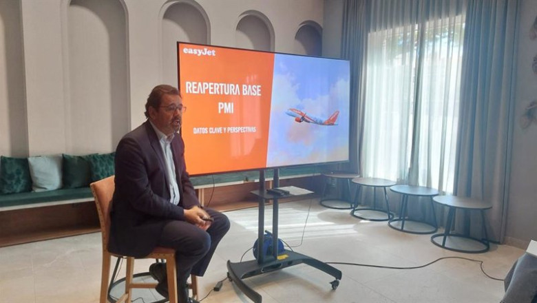 ep el director general de easyjet para el sur de europa javier gandara en la presentacion de la