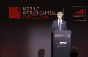 ep el director general de gsma mats granryd durante la cena inaugural del mobile world congress