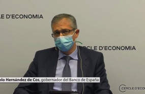 ep el gobernador del banco de espana pablo hernandez de cos este martes en una sesion del circulo de