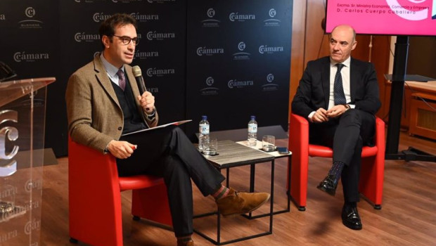 ep el ministro de economia carlos cuerpo se ha reunido este viernes con el presidente de la camara
