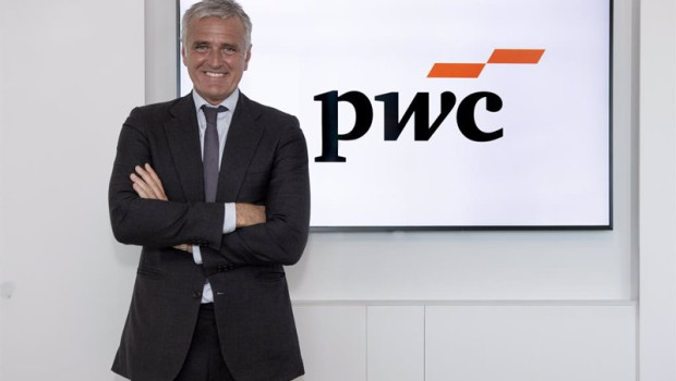 ep el presidente de pwc espana gonzalo sanchez en la presentacion del nuevo logo de la empresa