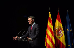 ep el presidente del gobierno pedro sanchez durante la conferencia en el liceu de barcelona
