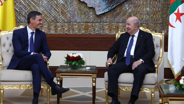 ep el presidente del gobierno pedro sanchez y el presidente de argelia abdelmadjid tebboune en argel ep el presidente del gobierno pedro sanchez y el presidente de argelia abdelmadjid tebboune en argel