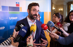 ep el secretario de estado de energia joan groizard en declaraciones a la prensa en la uimp
