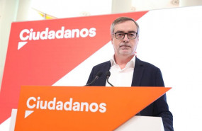 ep el secretario general de ciudadanos jose manuel villegas durante la rueda de prensa ofrecida tras