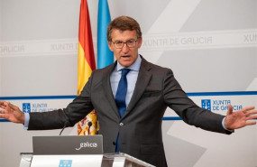 ep el titular del gobierno gallego alberto nunez feijoo en la rueda de prensa posterior al consello