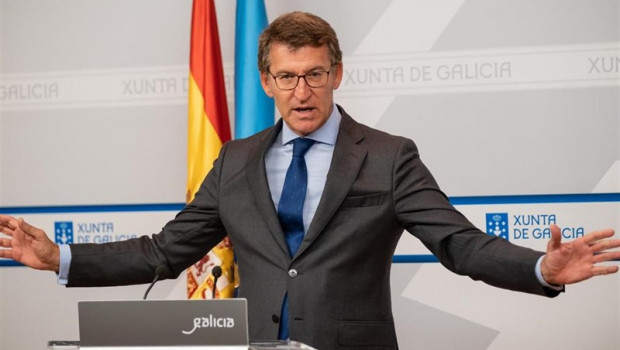 ep el titular del gobierno gallego alberto nunez feijoo en la rueda de prensa posterior al consello