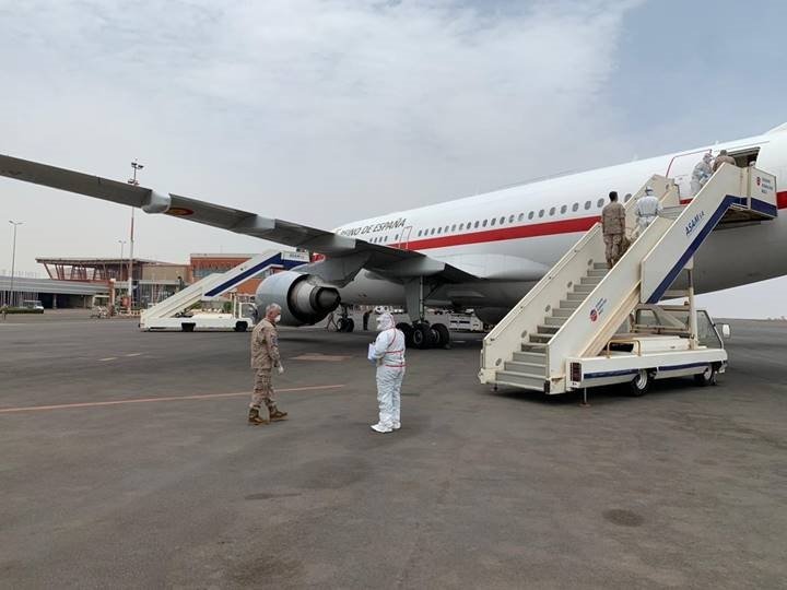 ep evacuacion desde mali de un militar espanol positivo en covid-19