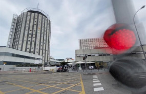 ep imagen de recurso de la fachada y zonas exteriores del hospital de la paz de madrid