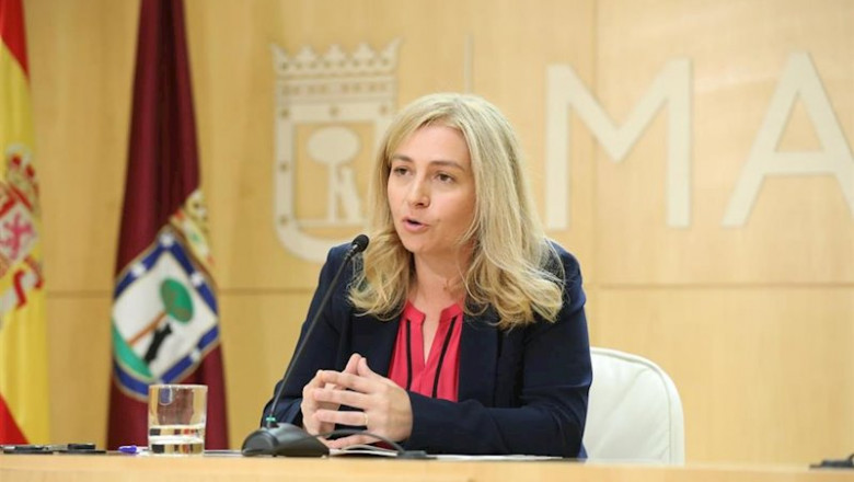 Imagen de recurso de la portavoz municipal del Ayuntamiento de Madrid, Inmaculada Sanz, en rueda de prensa tras la Junta de Gobierno. | AYUNTAMIENTO DE MADRID - Archivo ep imagen de recurso de la portavoz municipal del ayuntamiento de madrid inmaculada sanz en rueda de
