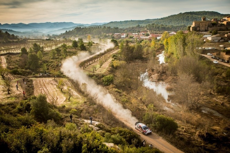 ep imagen de un tramo del rallyracc catalunya-costa daurada 2018
