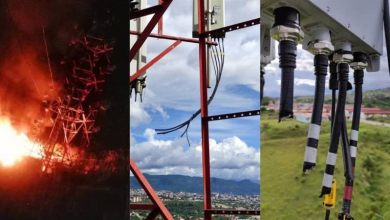 ep imagenes de la estacion de servicio de telefonica en tariba en venezuela tras sufrir un robo ep imagenes de la estacion de servicio de telefonica en tariba en venezuela tras sufrir un robo