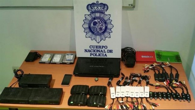 ep incautacionla policia nacional7 detenidosretransmitir ilegalmente