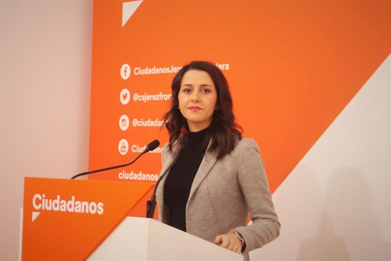 ep ines arrimadas en rueda de prensa en la sede de cs en jerez
