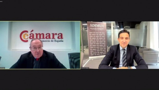 ep jose luis bonet presidente de la camara de espana y antonio lopez presidente de la asociacion de