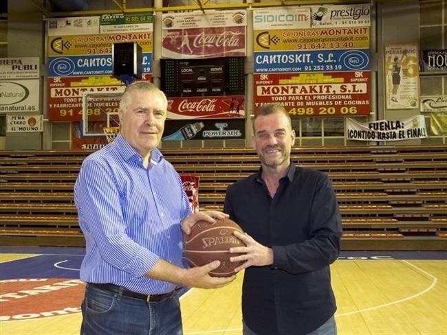 José Quintana junto a Néstor García | PRENSA BALONCESTO FUENLABRADA ep jose quintanaa nestor garcia
