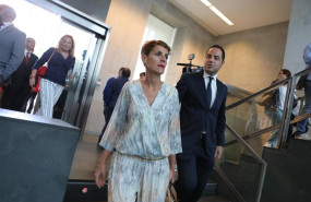 ep la candidatapsoela presidencianavarra maria chivite durantesesionconstitucionparlamentonavarrapamplona