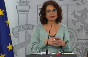 ep la ministra de hacienda y portavoz del gobierno maria jesus montero durante la rueda de prensa 20200519164413