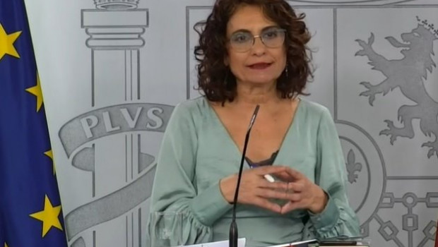 ep la ministra de hacienda y portavoz del gobierno maria jesus montero durante la rueda de prensa 20200519164413