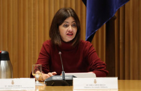 ep la ministra de juventud e infancia sira rego durante la celebracion de la jornada el pacto de