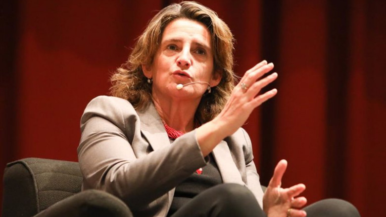ep la ministra para la transicion ecologica y reto demografico teresa ribera interviene en las ep la ministra para la transicion ecologica y reto demografico teresa ribera interviene en las