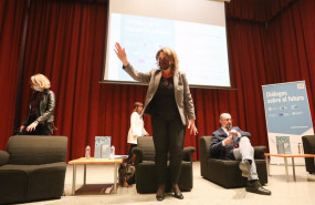 ep la ministra para la transicion ecologica y reto demografico teresa ribera y el presidente del