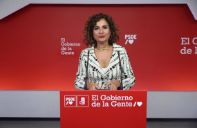 ep la vicesecretaria general del psoe y ministra de hacienda maria jesus montero durante una rueda