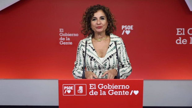 ep la vicesecretaria general del psoe y ministra de hacienda maria jesus montero durante una rueda