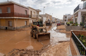 ep limpieza operarios y vecinos calles del municipio de cartagena tras el paso de las llluvias
