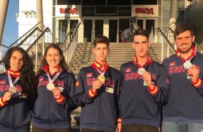 ep los cinco taekwondistas espanoleshan ganado medallaeuropeo2018