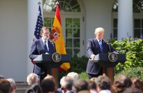 ep mariano rajoydonald trumpruedaprensala casa blanca