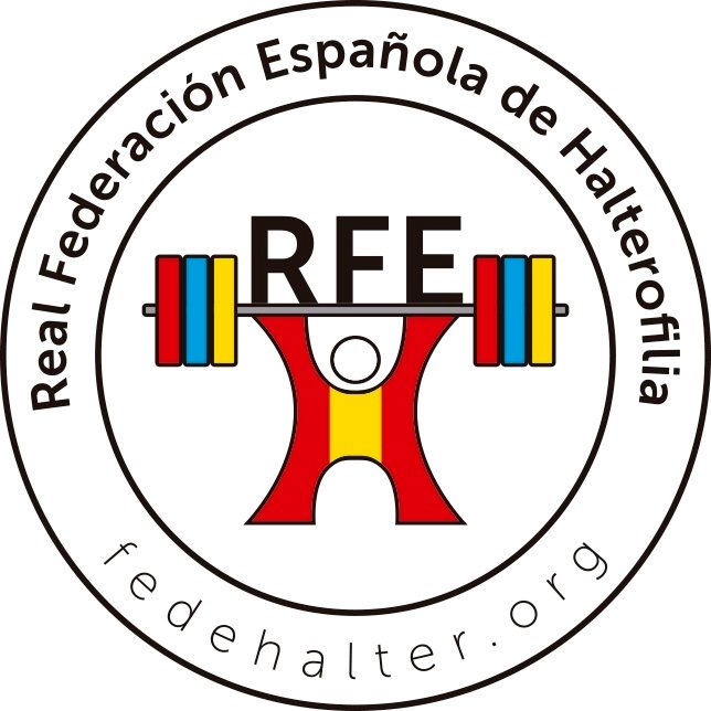 ep nuevo logotipo de la real federacion espanola de halterofilia