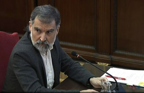 ep presidente de mnium cultural jordi cuixart duranteinterrogatorio enseptima jornadajuicioporcestribunal supremo