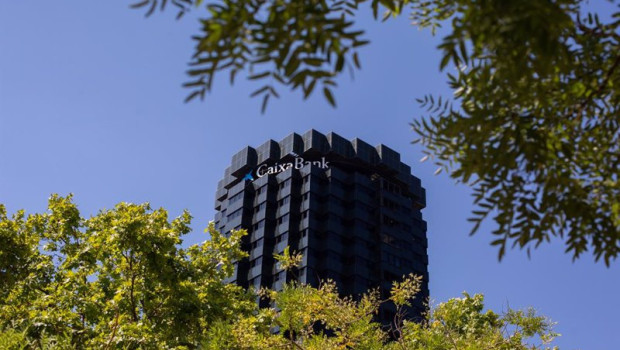 ep archivo   fachada de la sede de caixabank en la avenida diagonal de barcelona en barcelona