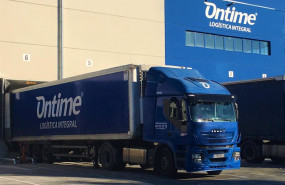 ep camion de ontime en una de sus instalaciones