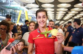 ep carolina marin muestramedallasu llegadaespanariojaneiro