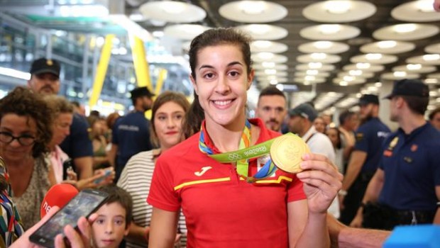 ep carolina marin muestramedallasu llegadaespanariojaneiro