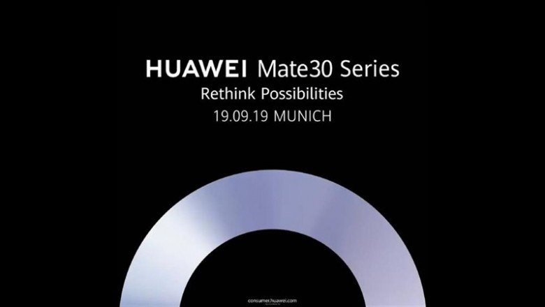 Cartel del evento de presentación Huawei Mate 30 | HUAWEI ep cartel del evento de presentacion huawei mate 30
