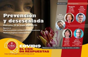 ep cartel del webinar de este miercoles 20 de mayo organizado por el csic